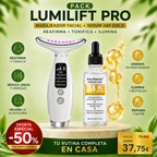 LumiLift Pro — Masajeador Facial EMS con Sérum 24 K Gold
