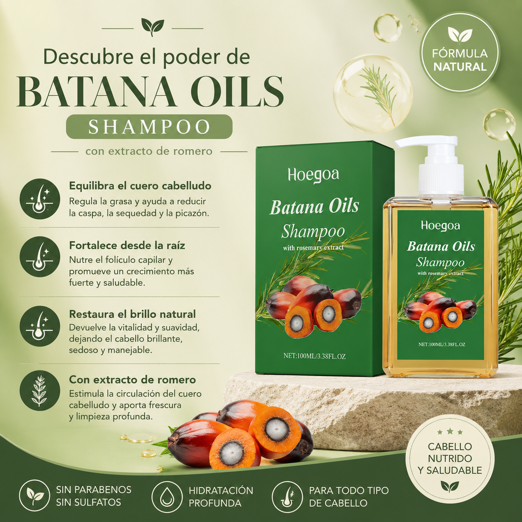 Dúo Fuerza Capilar | Aceite de Batana 30ml + Champú de Batana con Romero 100ml
