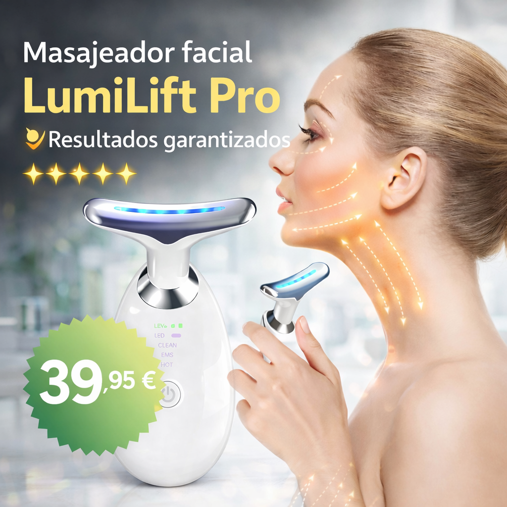 Masajeador facial lifting EMS-LumiLift Pro 🌟