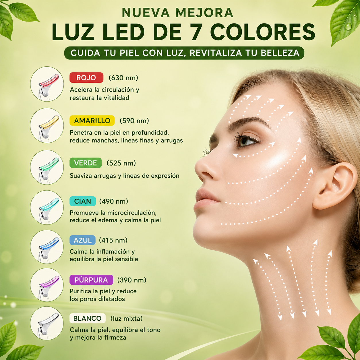 LumiLift Pro — Masajeador Facial EMS con Sérum 24 K Gold