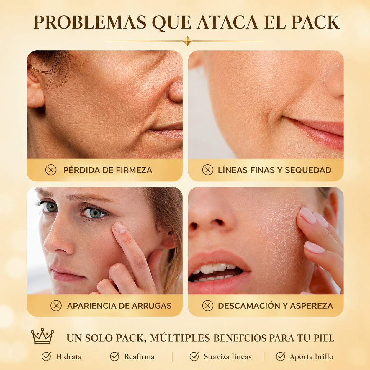 Tratamiento facial con Colágeno y Oro 24K
