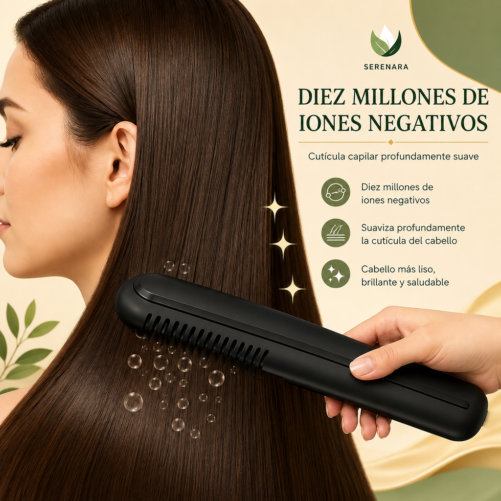 Cepillo Alisador de Pelo Inalámbrico – Alisado Profesional Sin Esfuerzo