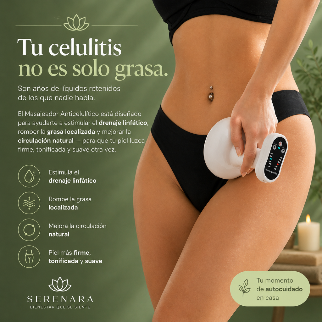Masajeador Anticelulítico Recargable por Succión y Calor Cellout