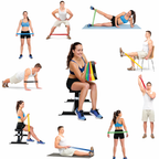 💪 Pack Fuerza Total: Bandas Elásticas de Ejercicio + Fortalecedor de Agarre Gratis